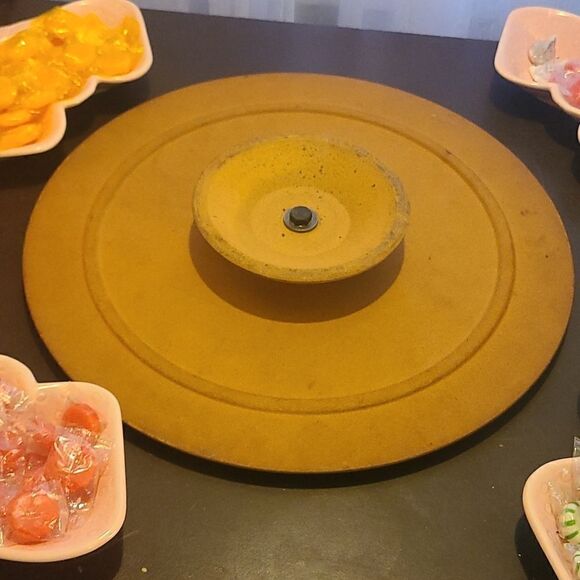 Vintage Belmar 1940's Lazy Susan Strawberry Server set - Picture 5 of 11